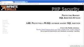 PHP Security Tutorial | Protecting A MySQL Database Against SQL Injection
