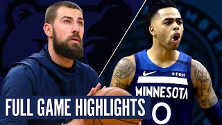 GRIZZLIES at TIMBERWOLVES | NBA full game highlights today 2021