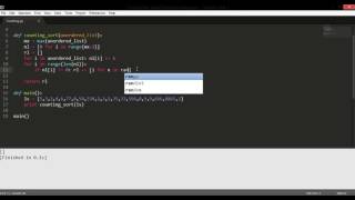 Counting Sort; Best sorting algorithm for integer numbers (Python)