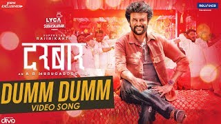 DARBAR (Hindi) - Dumm Dumm (Video Song) | Rajinikanth | A.R. Murugadoss | Anirudh | Subaskaran