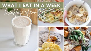What I Eat in a WEEK | 7 Healthy Meal Ideas (Breakfast Edition)
