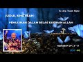 Ev. Drg. Yusak Tjipto - Pemulihan Dalam Belas Kasihan Allah