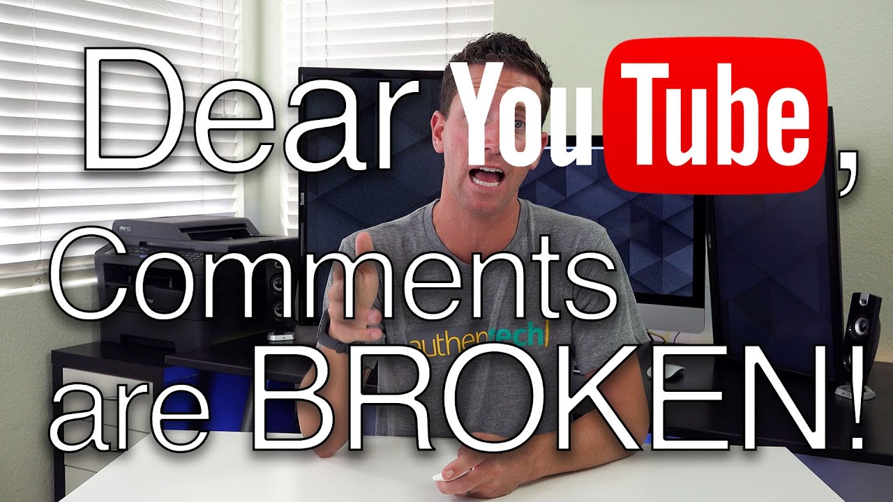 Broken Comments Possible Fix Youtube