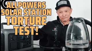 Allpowers R600 solar power station test and review