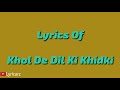 Download Khol De Dil Ki Khidki Full Lyrical _ Humshakals _ Saif Mika Palak_ _Lyricarz mp3
