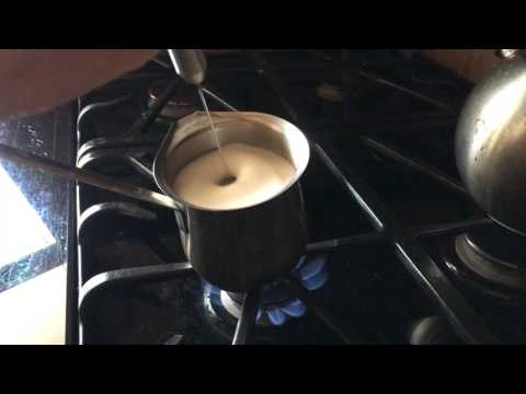 Making Whipped Soy Milk Making Whipped Soy Milk