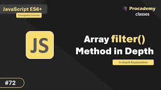 JavaScript filter() Method Explained: How to Extract Data Like a Pro (2026 Tutorial) (#72)