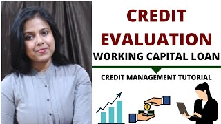 Credit Evaluation -  Working Capital Loan