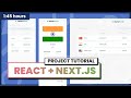 Full Project-based Tutorial - React + Next.js