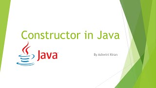 Constructor in Java Part -1