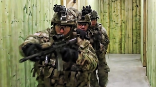 U.S. & Lithuanian Soldiers Conduct "Room Clearing" Training