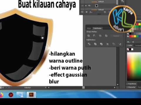 How To Draw Shield In Adobe Illustrator Youtube