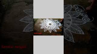 Beautiful super easy margazhi madham pongal traditional special rangoli/Tamilar Tamizhar rangoli