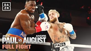 HUGE KO | Jake Paul vs. Andre August Full Fight