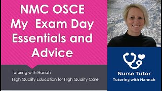 NMC OSCE Exam Day Advice