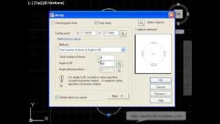 AutoCAD Array 2012 Classic