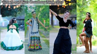 Viral Tharuni Girls Chaudhary Tiktok Dance Video 2023 | Tharu Tiktok Reel Dance 2080