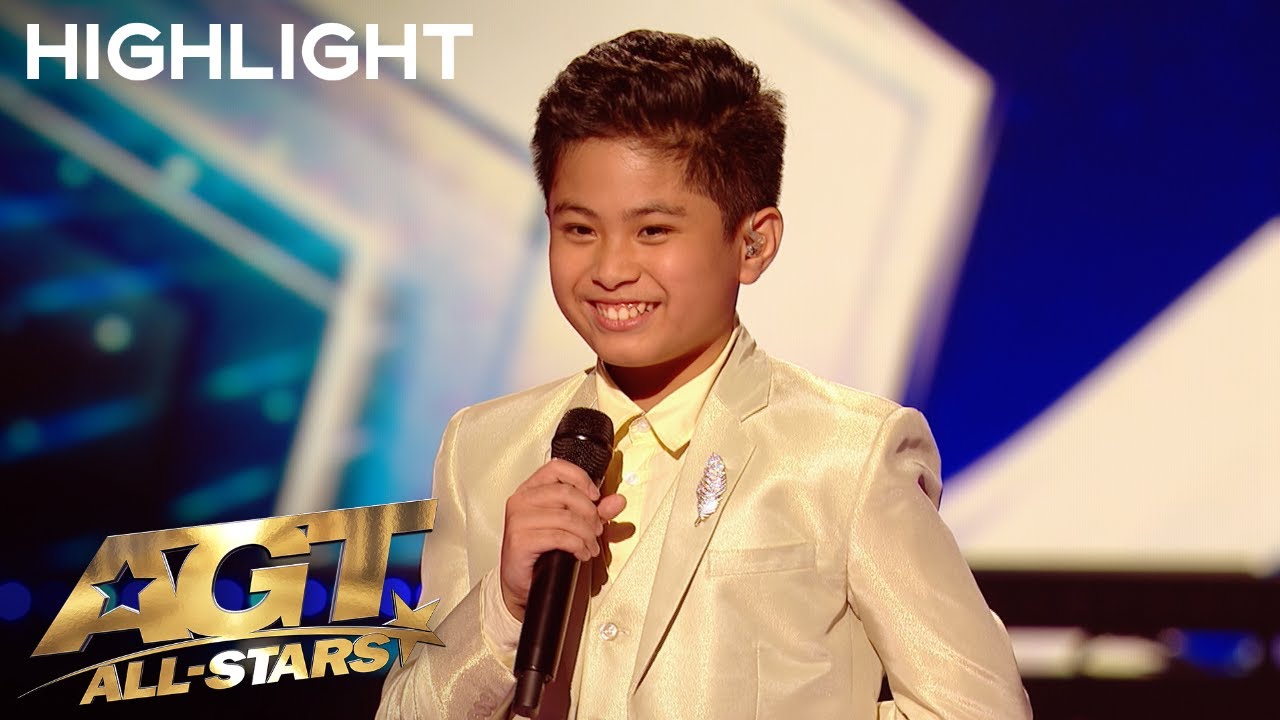 11-Year-Old Peter Rosalita WOWS The Judges With His Voice! | AGT: All ...