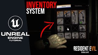 How to Make An Inventory System in Unreal Engine 5  | Resident Evil & Horror Game Mechanic