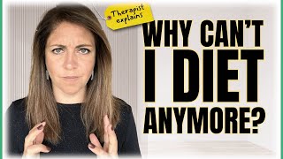 ⁉️ Why Can't I Stick to My Diet When I've Done it Before? Therapist Explains