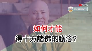 如何才能得十方诸佛的护念？【大安法师开示】