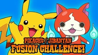 How to Draw Pikachu + Jibanyan Fusion | ART CHALLENGE