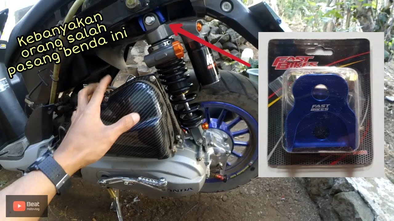 Tutorial Pasang Peninggi Shock Tabung Motor Matic + Tips Supaya Shock ...