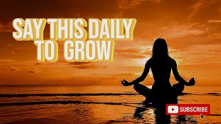😌 Self-Improvement Affirmations | Daily Motivation to Grow & Level Up #selfgrowthmindset