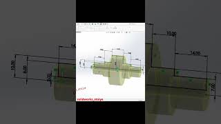 SolidWorks Örnek Çizim Anahtar Tasarımı 169 (3D solid model example) #shorts #solidworks