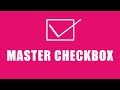 Master Checkbox | Check/Uncheck All checkboxes Using HTML , CSS AND JQUERY