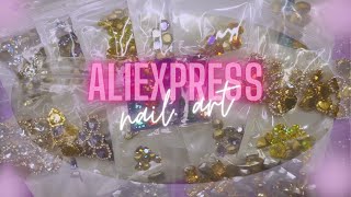 ALIEXPRESS NAIL ART HAUL | Rhinestones Charms |  💃🏾✨💎💎✨