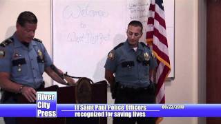 Saint Paul Police Officers Recognized For Saving LIves