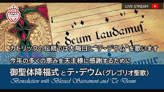 和訳つき【LIVE】いち年の感謝_御聖体降福式とテ・デウム(グレゴリオ聖歌)_2024年12月31日(火)_大阪_Benediction and Te Deum_SSPX JAPAN_Osaka