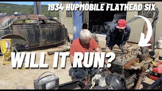 WILL THIS ENGINE RUN? 1934 HUPMOBILE FLATHEAD SIX CYLINDER 🔥