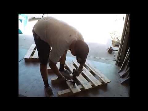 Storage Shelf made with Pallets Storage Shelf made with Pallets