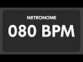 80 bpm metronome