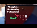 FIX: Microphone Not working on FaceTime iPad!