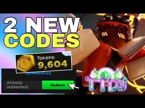 Ttd 3 codes coins new TTD 3 codes Ttd 3 code TTD 3 Roblox codes