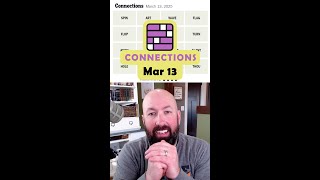 NYT Connections - Mar 13