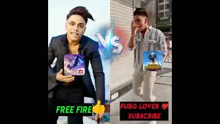 Pubg Vs Free fire / Free fire Vs pubg / shayari video Tik Tok / attitude video Pubg Vs Free fire