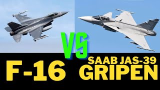 F-16 Vs Saab JAS-39 Gripen Comparison video