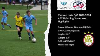 Camren Laris C/O 2026 CAM/ST 2024 AFC Lightning Showcase Highlights