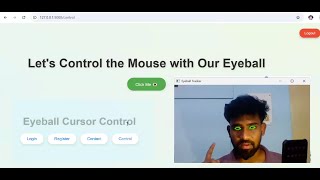 Eye Movement Controlled Cursor Using OpenCV: A Hands-Free Mouse Solution Projects with source code