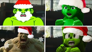 Sonic The Hedgehog Movie - Christmas Hulk Superheroes Uh Meow All Designs Compilation