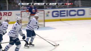 Kessel's 2nd Goal - Leafs 5 vs Islanders 2  - Oct 21st 2014 (HD)