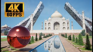 Taj Mahal attack by domino