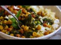 Persian herb and chickpea stew with rice