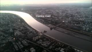 Aerial tour of Surat city