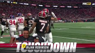 Bijan Robinson's highlights from 2 TD game vs Giants | Week 16 Highlights | Atlanta Falcons