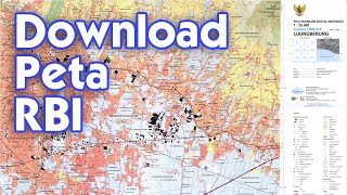 Cara Download Peta Rupabumi Indonesia (RBI)